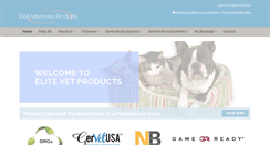 Desktop Screenshot of elitevetproducts.com
